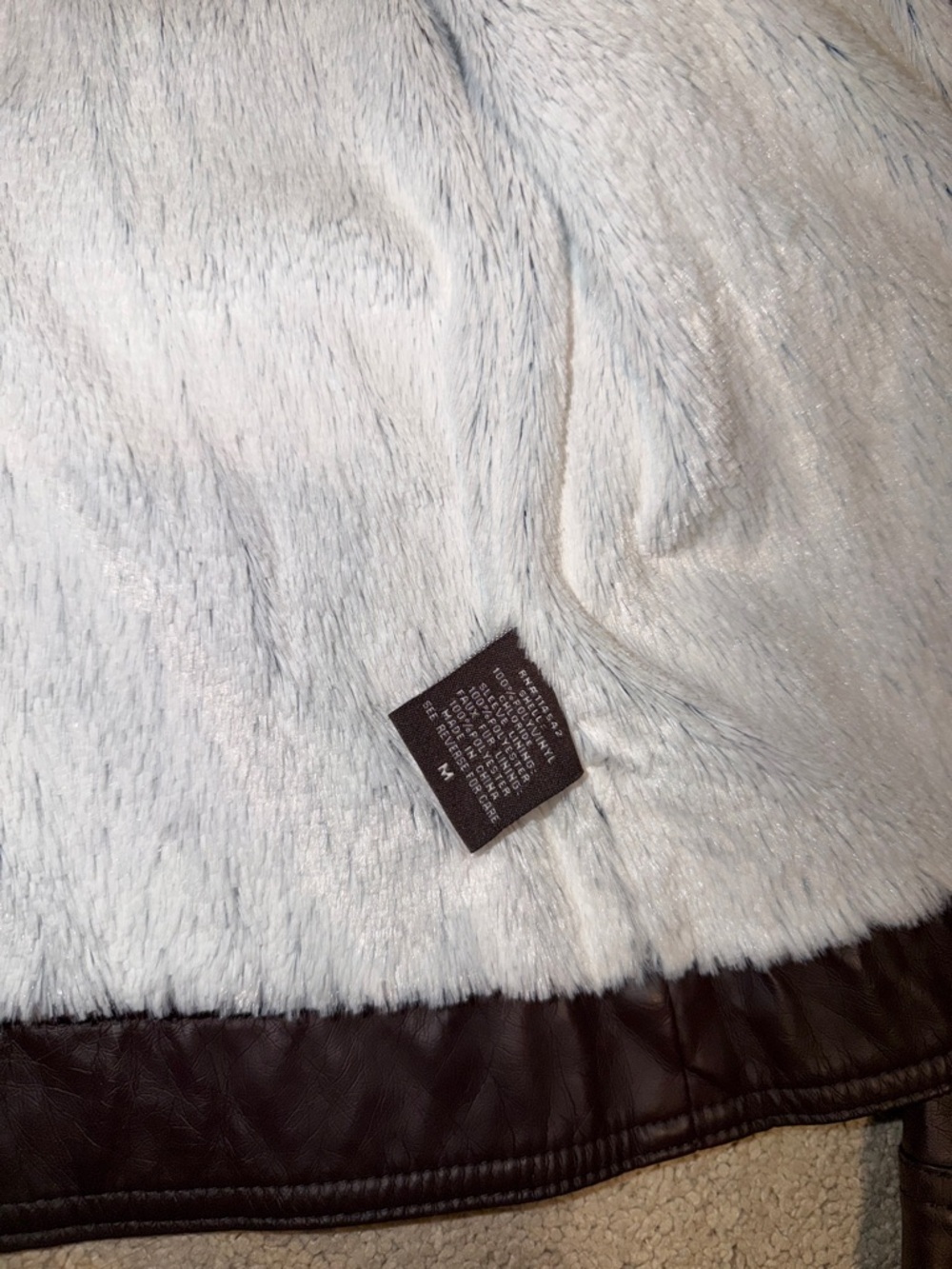 Jou Jou Women's Faux Leather Jacket - Picture 3 of 5
